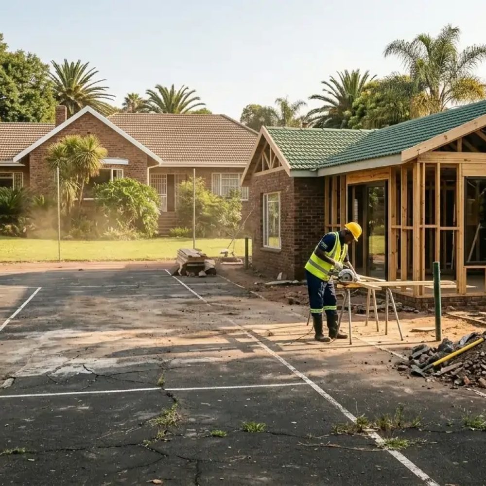 Repurposing old tennis court MD Demolition And Construction